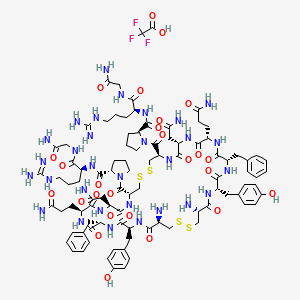 molecular formula C94H131F3N30O26S4 B12389708 Vasopressin Dimer (parallel) (TFA) 