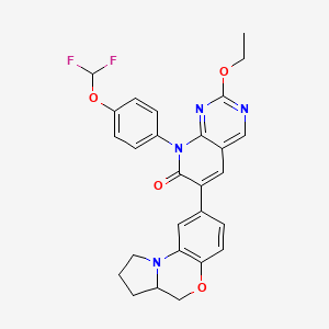 molecular formula C27H24F2N4O4 B12389728 Mat2A-IN-14 