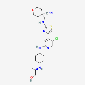 molecular formula C24H33ClN6O2S B12389733 Cdk9-IN-31 