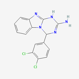 molecular formula C15H11Cl2N5 B12389743 Topoisomerase II inhibitor 15 