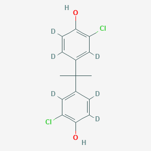 molecular formula C15H14Cl2O2 B12389756 2,6-Dichloro bisphenol A-D12 