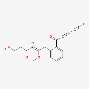 molecular formula C18H16O4 B1238978 Peniophorin A CAS No. 75217-61-7