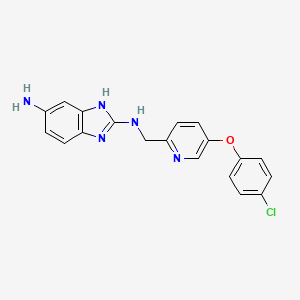 molecular formula C19H16ClN5O B12389786 5-Lox-IN-3 