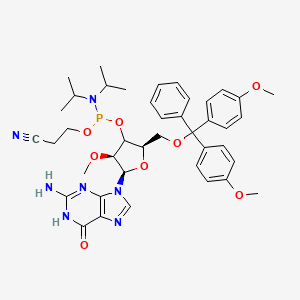 molecular formula C41H50N7O8P B12389818 DMT-2'-O-Methylguanosine phosphoramidite 