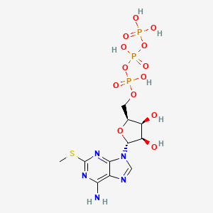 molecular formula C11H18N5O13P3S B1238986 Unii-Y37441obl1 