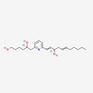 6-(6-(3-Hydroxy-1,5-undecadien-1-yl)-2-pyridinyl)-1,5-hexanediol