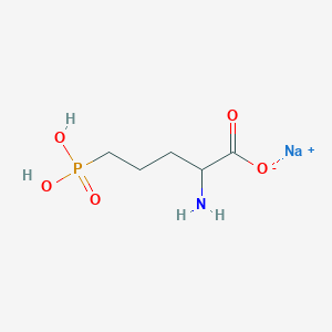 molecular formula C5H11NNaO5P B12389879 Sodium 2-amino-5-phosphonopentanoate 