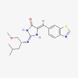 molecular formula C18H22N4O2S B12389899 Leucettinib-21 CAS No. 2732859-77-5