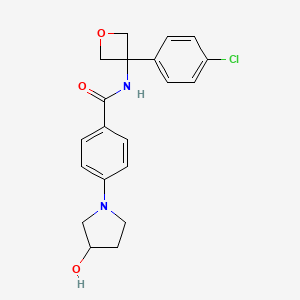 molecular formula C20H21ClN2O3 B12389904 Wdr91-IN-1 