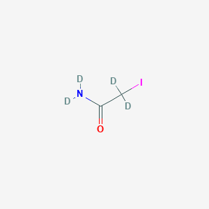 molecular formula C2H4INO B12389918 2-Iodoacetamide-d4 