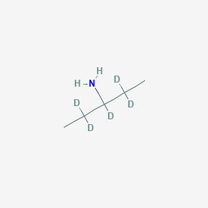 molecular formula C5H13N B12389926 3-Aminopentane-d5 