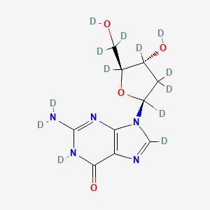 molecular formula C10H13N5O4 B12389956 2'-Deoxyguanosine-d13 