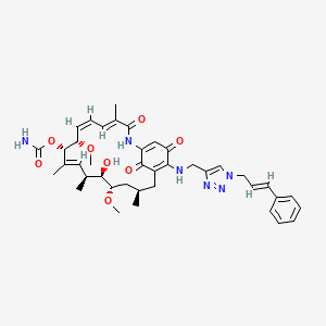 molecular formula C40H50N6O8 B12389966 Anticancer agent 136 