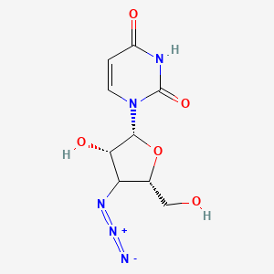 1-[(2R,3S,5S)-4-azido-3-hydroxy-5-(hydroxymethyl)oxolan-2-yl]pyrimidine-2,4-dione