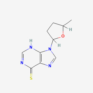 9-(5-methyloxolan-2-yl)-3H-purine-6-thione