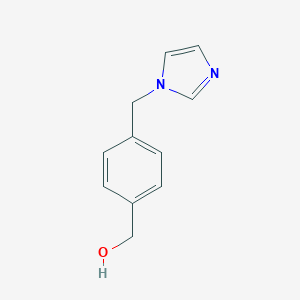 molecular formula C11H12N2O B012390 [4-(1H-咪唑-1-基甲基)苯基]甲醇 CAS No. 103573-92-8