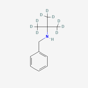 molecular formula C11H17N B12390014 n-Benzyl-tert-butyl-d9-amine 