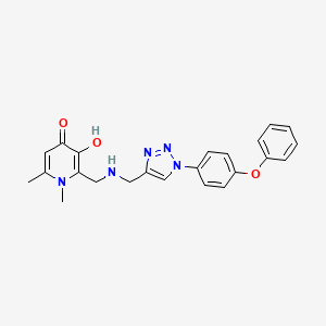 molecular formula C23H23N5O3 B12390023 PqsR-IN-3 