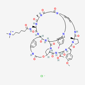 molecular formula C82H110ClFN14O15 B12390033 Enlicitide chloride CAS No. 2407527-16-4