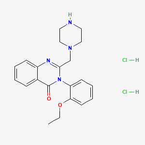 molecular formula C21H26Cl2N4O2 B12390090 3-(2-ethoxyphenyl)-2-(piperazin-1-ylmethyl)quinazolin-4-one;dihydrochloride 