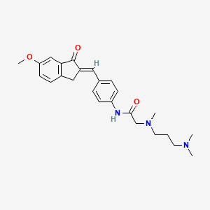 molecular formula C25H31N3O3 B12390096 AChE/BChE/MAO-B-IN-3 