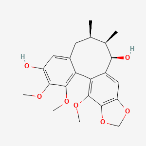 molecular formula C22H26O7 B12390119 Kadsuralignan A 