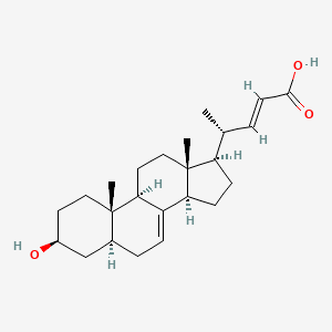 (22E)-3beta-Hydroxy-5alpha-chola-7,22-dien-24-oic Acid