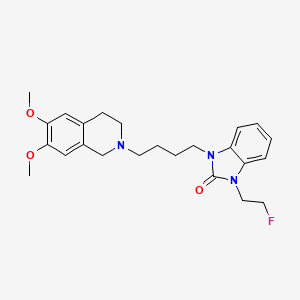 molecular formula C24H30FN3O3 B12390126 Sigma-2 Radioligand 1 