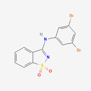 molecular formula C13H8Br2N2O2S B12390150 HIF-2|A agonist 2 