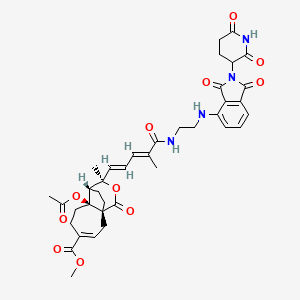 molecular formula C38H42N4O11 B12390170 CD147 degrader 1 