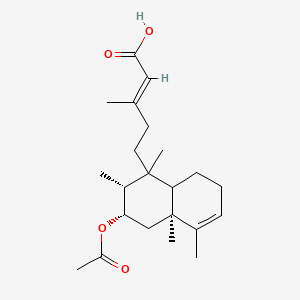 molecular formula C22H34O4 B12390184 Solidagonic acid 