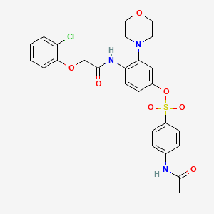 molecular formula C26H26ClN3O7S B12390220 Anti-osteoporosis agent-4 