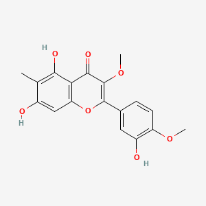 molecular formula C18H16O7 B12390226 6-C-Methylquercetin-3,4'-dimethyl ether 