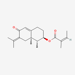 molecular formula C20H28O3 B1239024 Isopetasin CAS No. 469-26-1