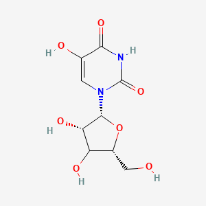 1-[(2R,3S,5R)-3,4-dihydroxy-5-(hydroxymethyl)oxolan-2-yl]-5-hydroxypyrimidine-2,4-dione