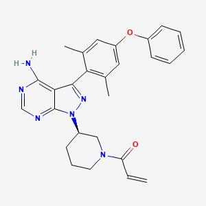 molecular formula C27H28N6O2 B12390285 Btk-IN-23 