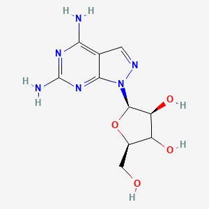 1-|A-D-Ribofuranosyl-1H-pyrazolo[3,4-d]pyrimidine-4,6-diamine