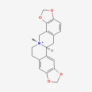 molecular formula C20H20NO4+ B1239033 (S)-顺式-N-甲基斯蒂洛品 