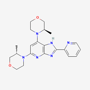 molecular formula C21H26N6O2 B12390378 mTOR inhibitor-11 