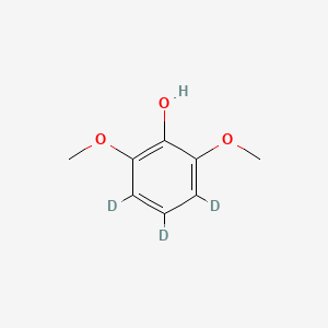 molecular formula C8H10O3 B12390395 2,6-Dimethoxyphenol-d3 