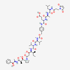 molecular formula C68H102N10O17 B12390407 mp-dLAE-PABC-MMAE 