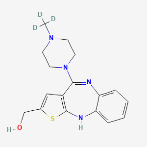 molecular formula C17H20N4OS B12390433 2-Hydroxymethyl Olanzapine-d3 