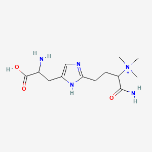 [1-amino-4-[5-(2-amino-2-carboxyethyl)-1H-imidazol-2-yl]-1-oxobutan-2-yl]-trimethylazanium