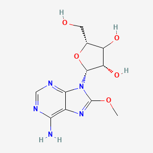 (2R,3S,5R)-2-(6-amino-8-methoxypurin-9-yl)-5-(hydroxymethyl)oxolane-3,4-diol