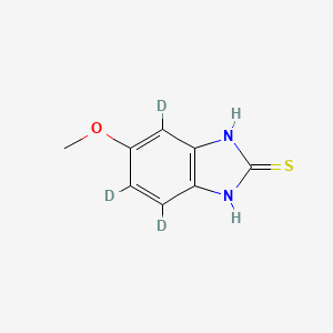 2-Mercapto-5-methoxybenzimidazole-4,6,7-d3