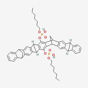 molecular formula C56H60O8P2 B12390556 SARS-CoV-2-IN-28 