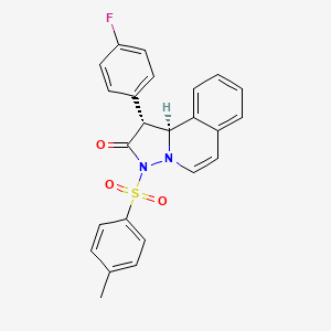 molecular formula C24H19FN2O3S B12390558 Anti-inflammatory agent 46 