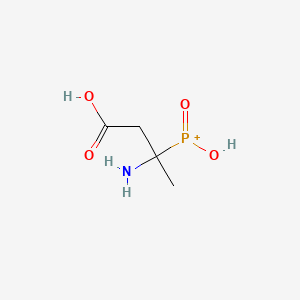 alpha-Amino-alpha-methyl-beta-carboxyethanephosphinic acid