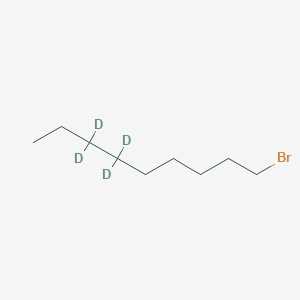 molecular formula C9H19Br B12390600 1-Bromononane-d4 