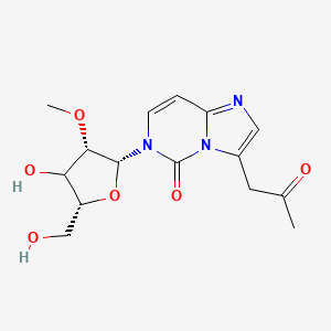 6-(2-O-Methyl-beta-D-ribofuranosyl)-3-(2-oxo-propyl)-6H-imidazo[1,2-c]pyrimidin-5-one